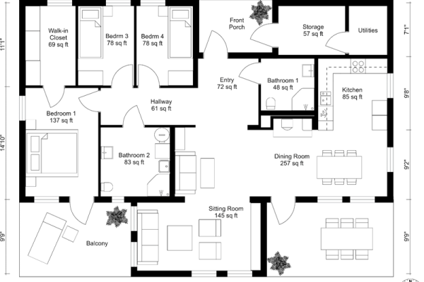 What-is-a-floor-plan-with-dimensions